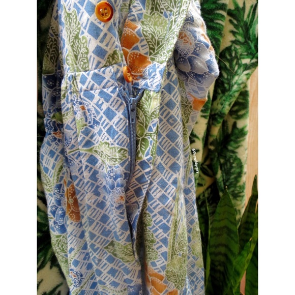 NEW Vintage Liz Claiborne floral jumpsuit πΏ - Picture 4 of 6